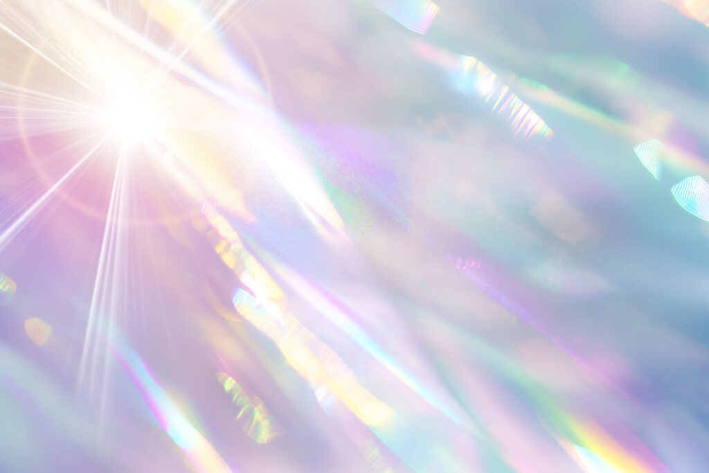 プレミアプロで光エフェクトを使い、きらりと光らせたイメージ画像