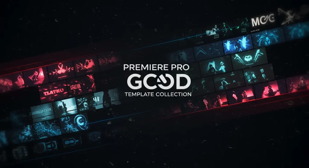 動画編集ソフトPremiereProでのテンプレートに関する記事のアイキャッチ画像